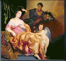 Allegorisches Porträt, vermutlich Marie de Cleves (1533-74)